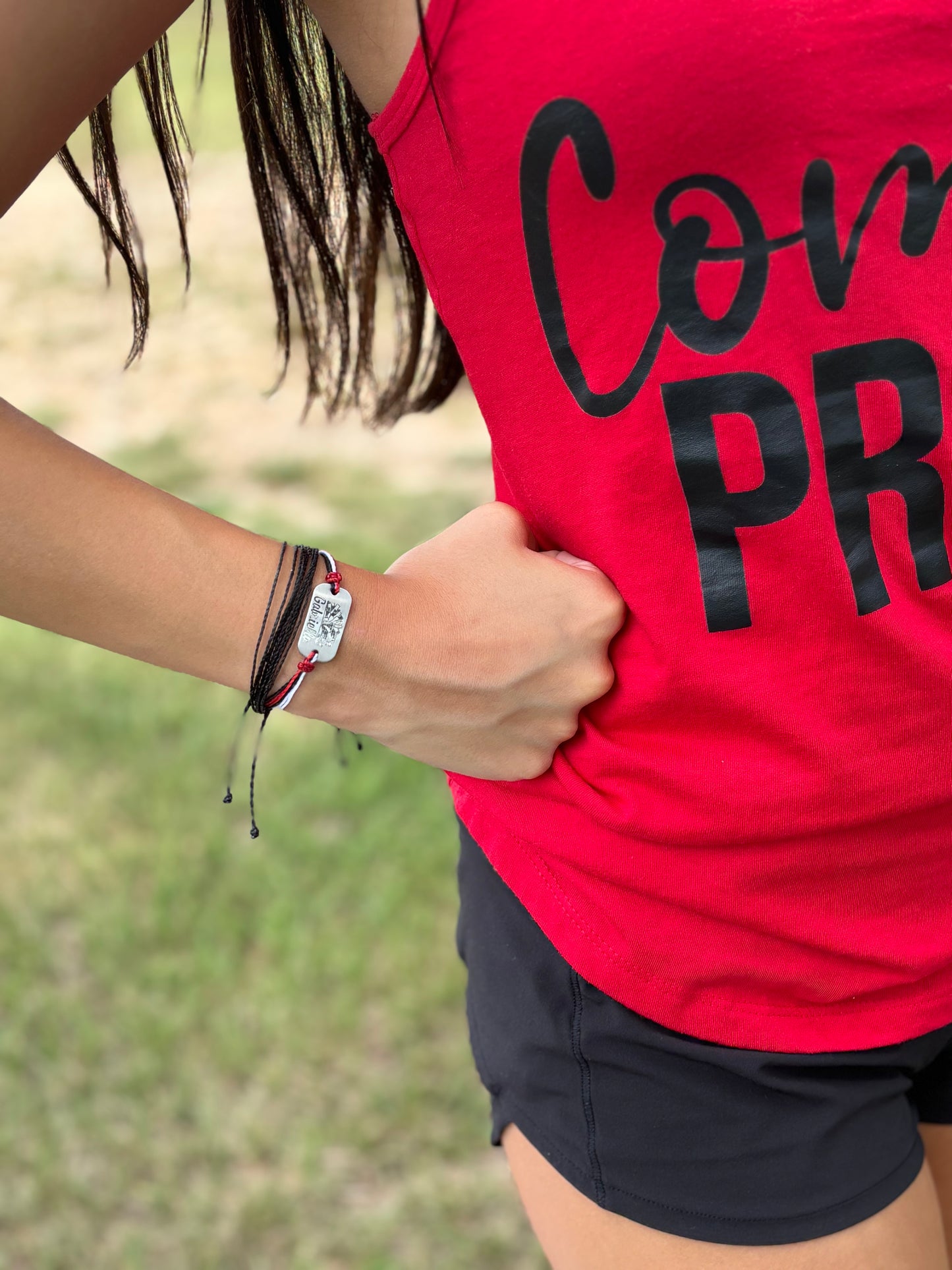 Cheer bracelet, personalized waterproof sports bracelet, team gifts - AJ's Custom Jewelry