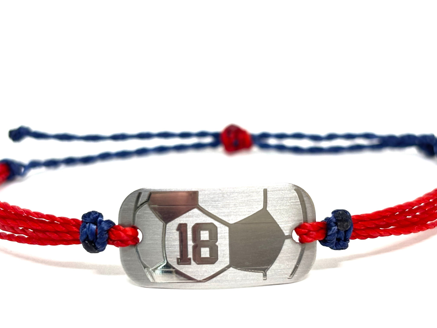Personalized Waterproof Soccer Bracelet - AJ's Custom Jewelry
