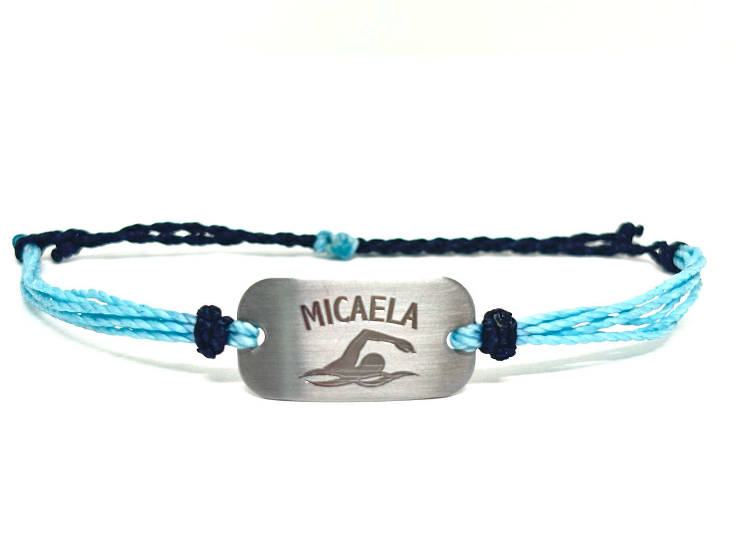 Personalized Swim Bracelet - AJ's Custom Jewelry