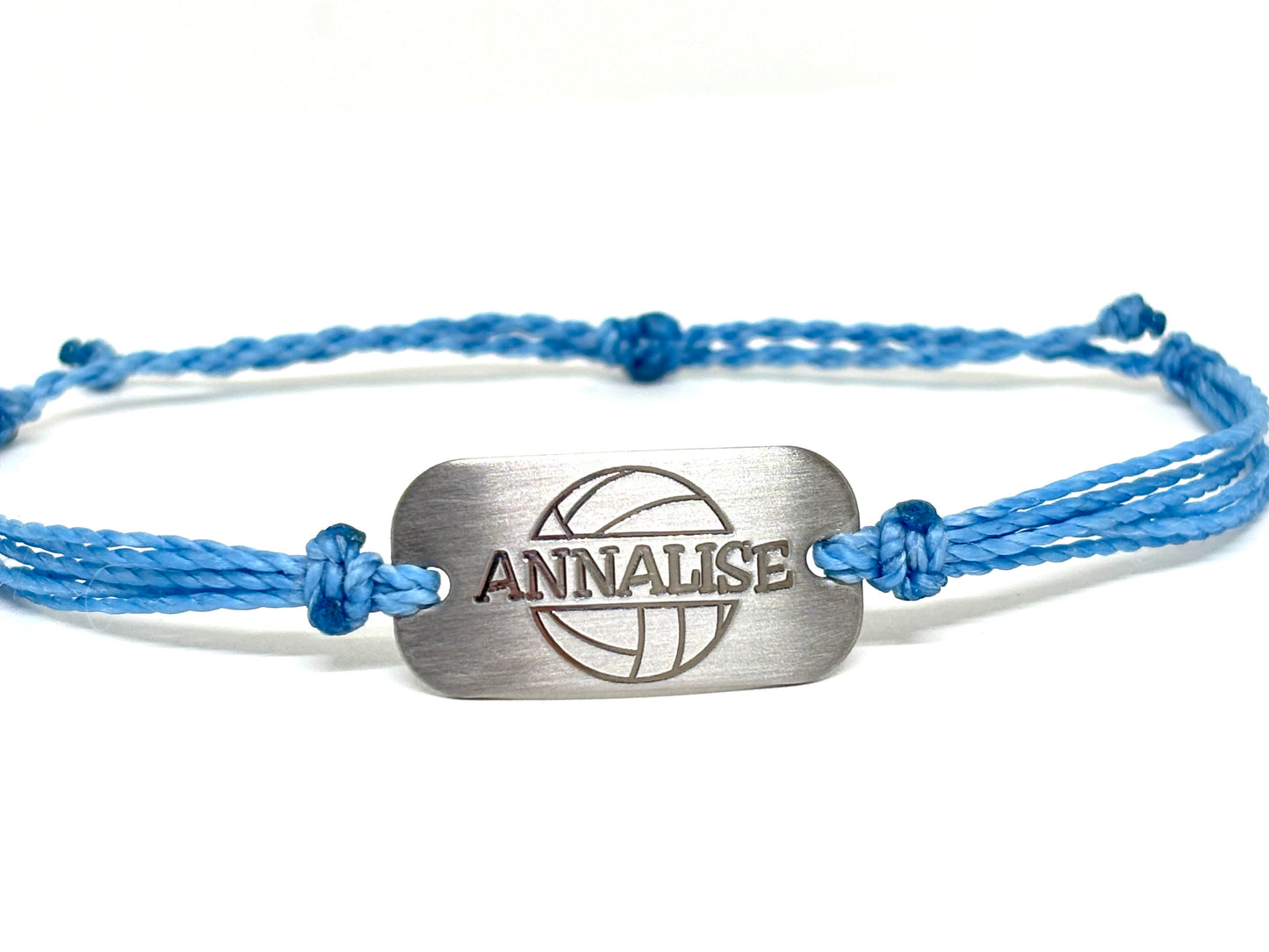 Personalized Waterproof Volleyball Bracelet With Name - AJ's Custom Jewelry