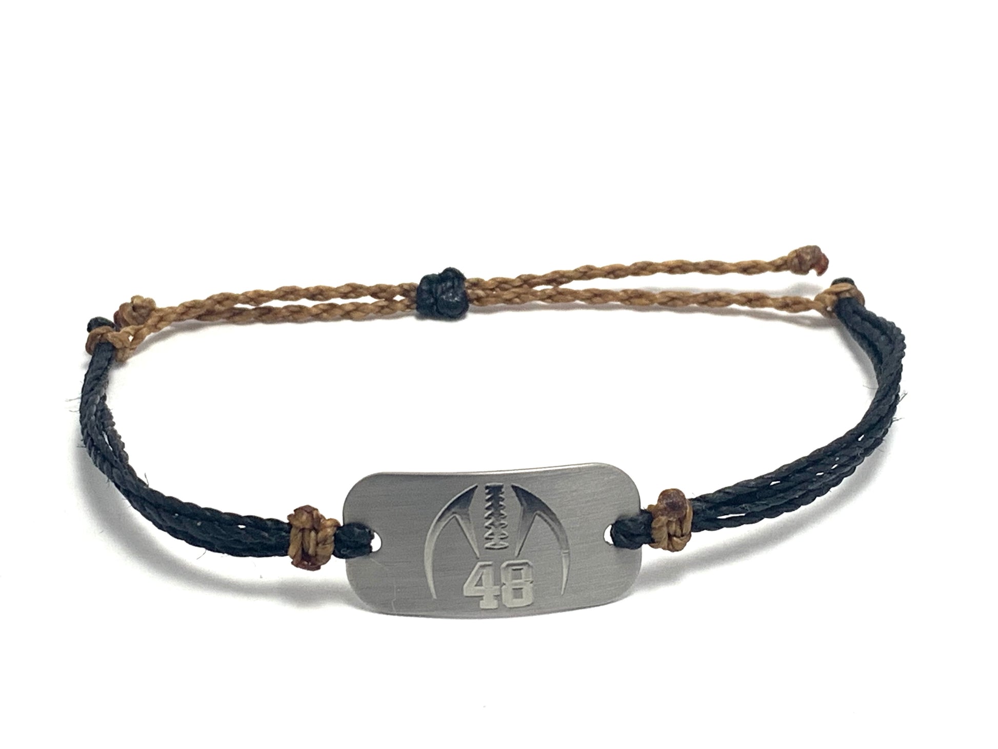 Football bracelet, personalized waterproof sports bracelet, team gifts - AJ's Custom Jewelry