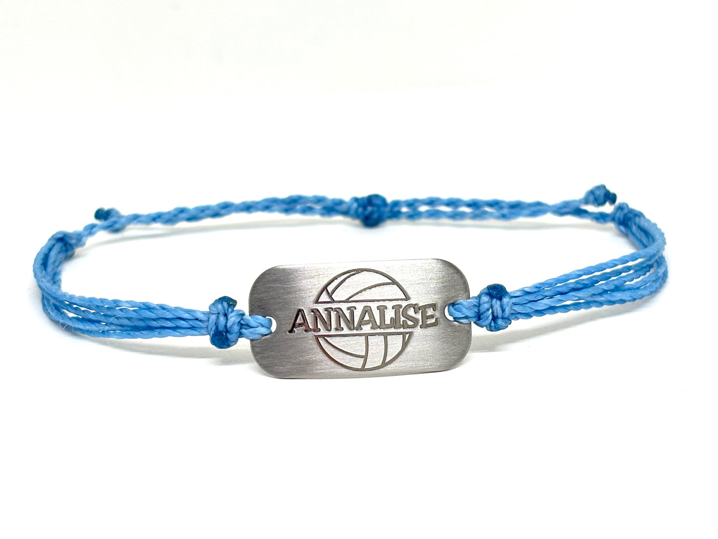 Personalized Waterproof Volleyball Bracelet With Name - AJ's Custom Jewelry