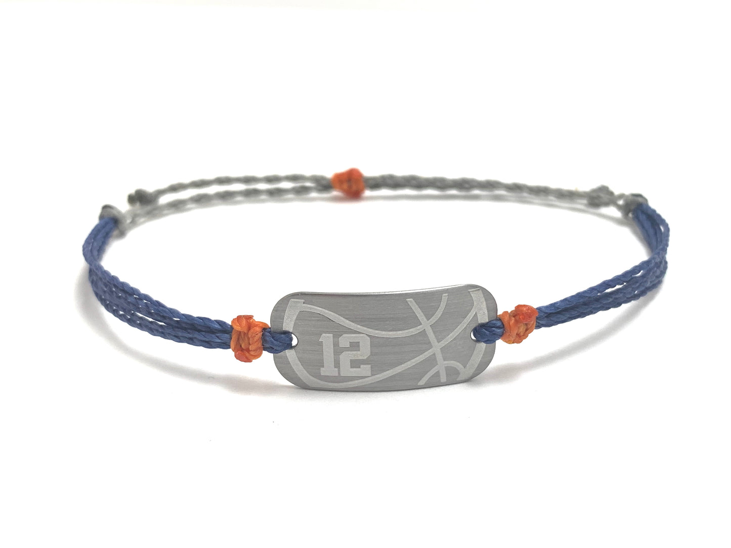 Personalized Waterproof Bracelet Light Tan - AJ's Custom Jewelry