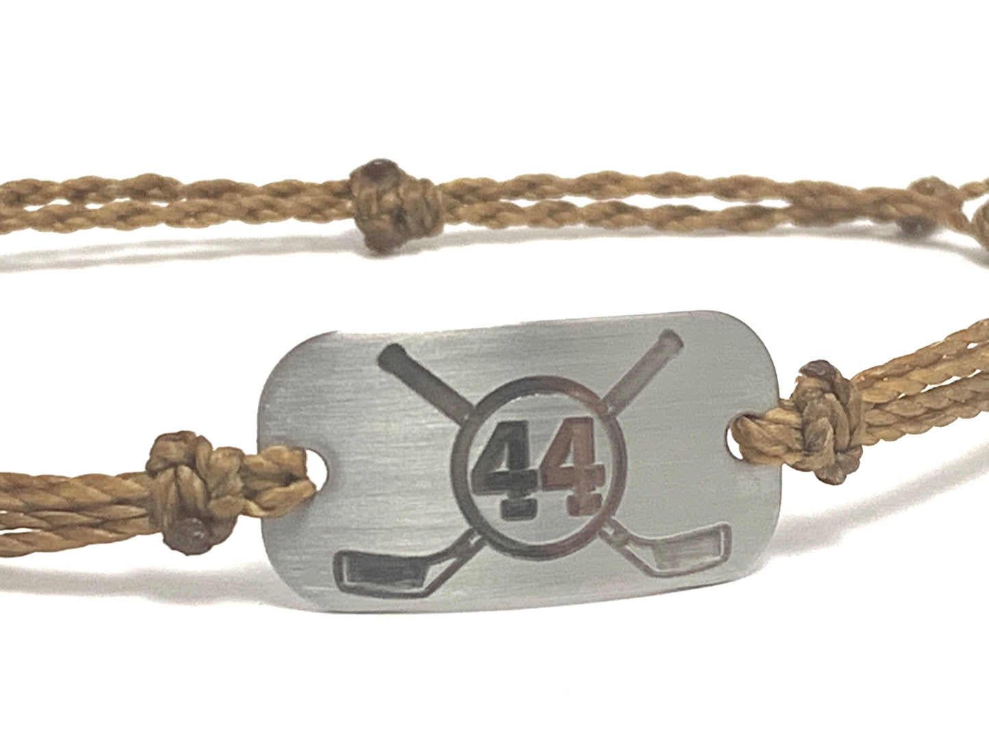 Hockey bracelet, personalized waterproof sports bracelet, team gifts - AJ's Custom Jewelry