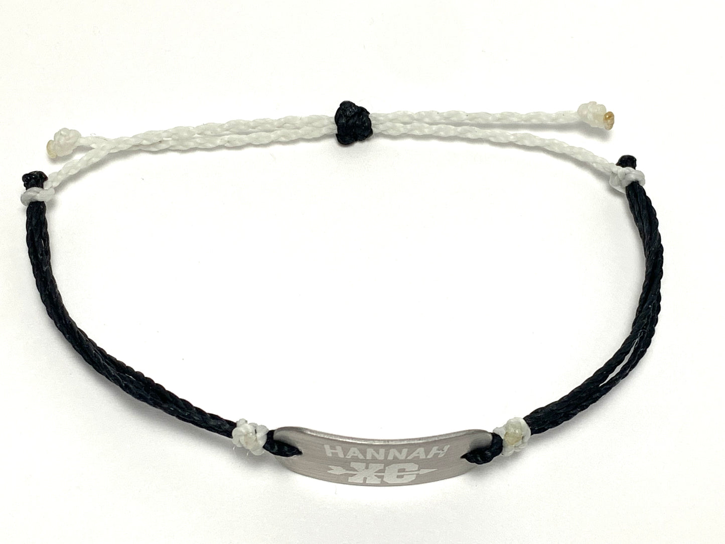 Cross Country bracelet, personalized waterproof sports bracelet, team gifts - AJ's Custom Jewelry