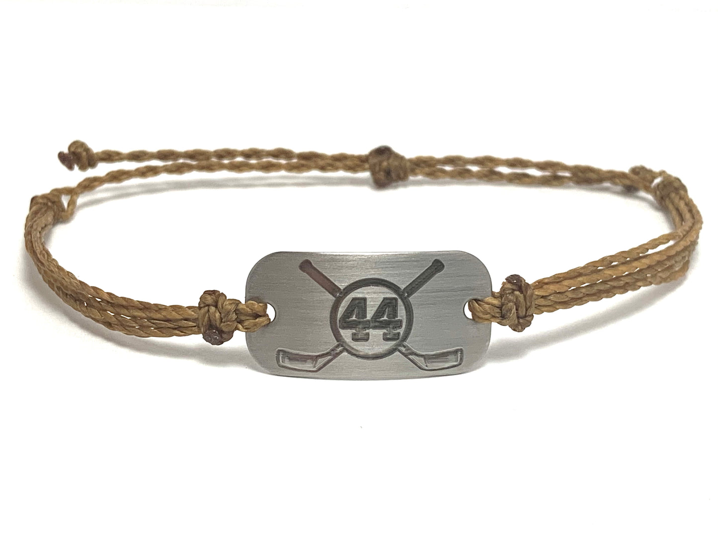 Hockey bracelet, personalized waterproof sports bracelet, team gifts - AJ's Custom Jewelry