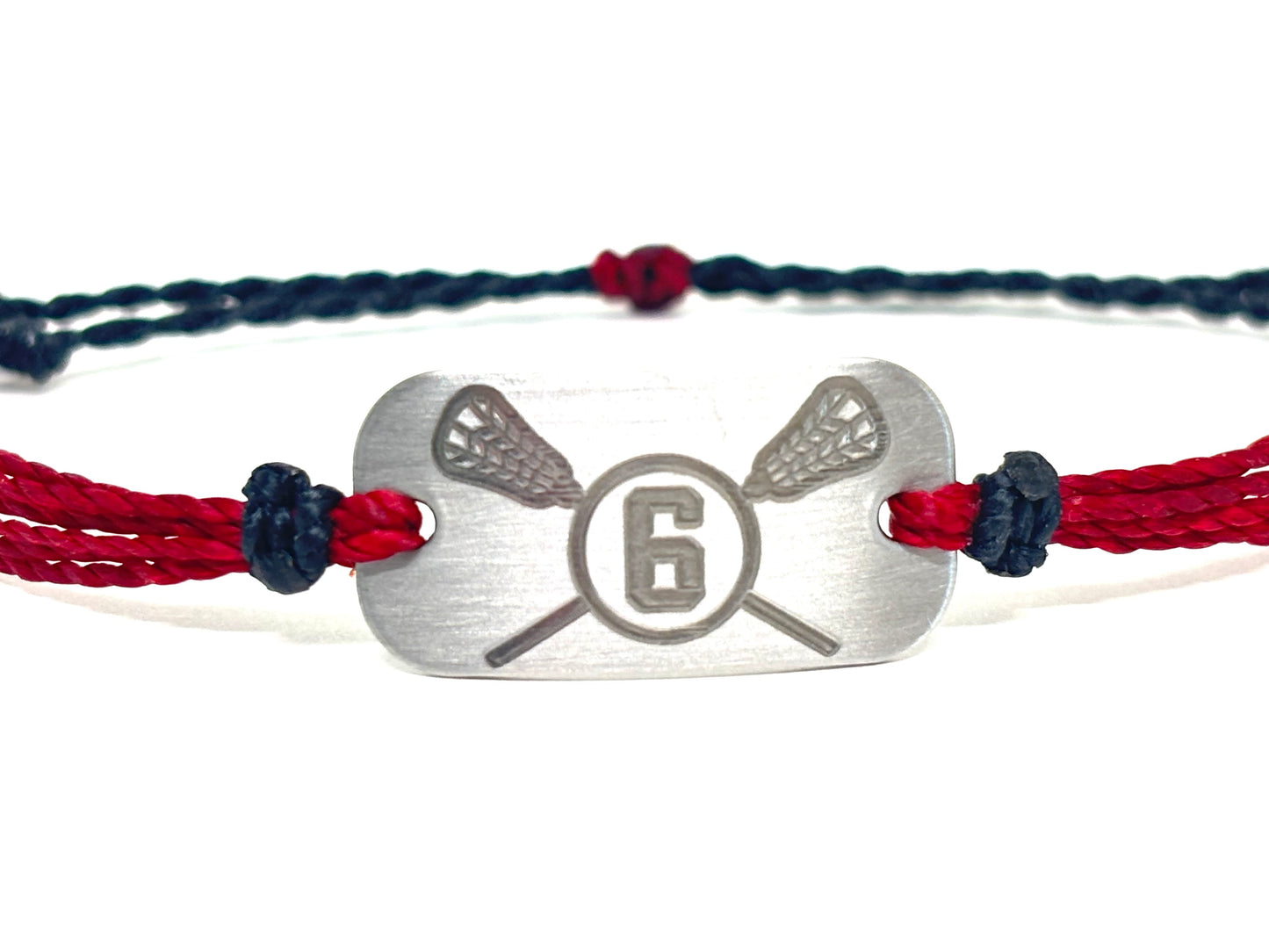 Lacrosse bracelets, personalized waterproof sports bracelet, team gifts