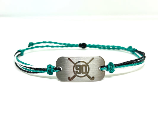 Personalized Field Hockey bracelet