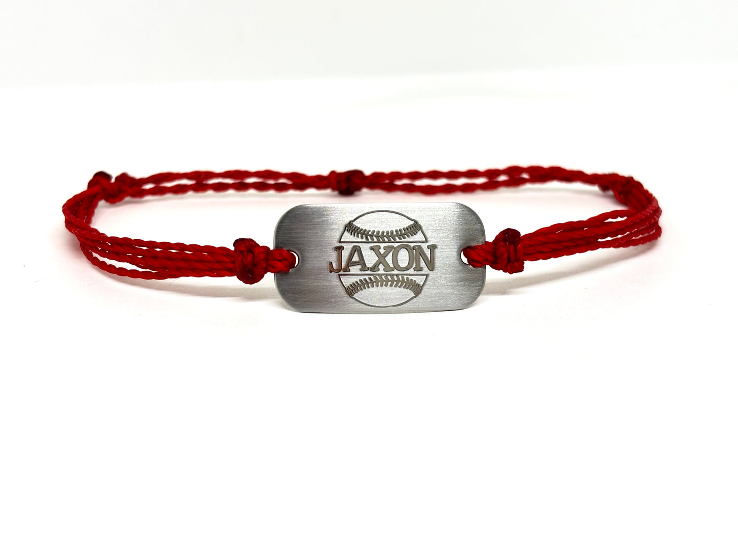 Baseball or softball bracelets, personalized waterproof sports bracelet, team gifts