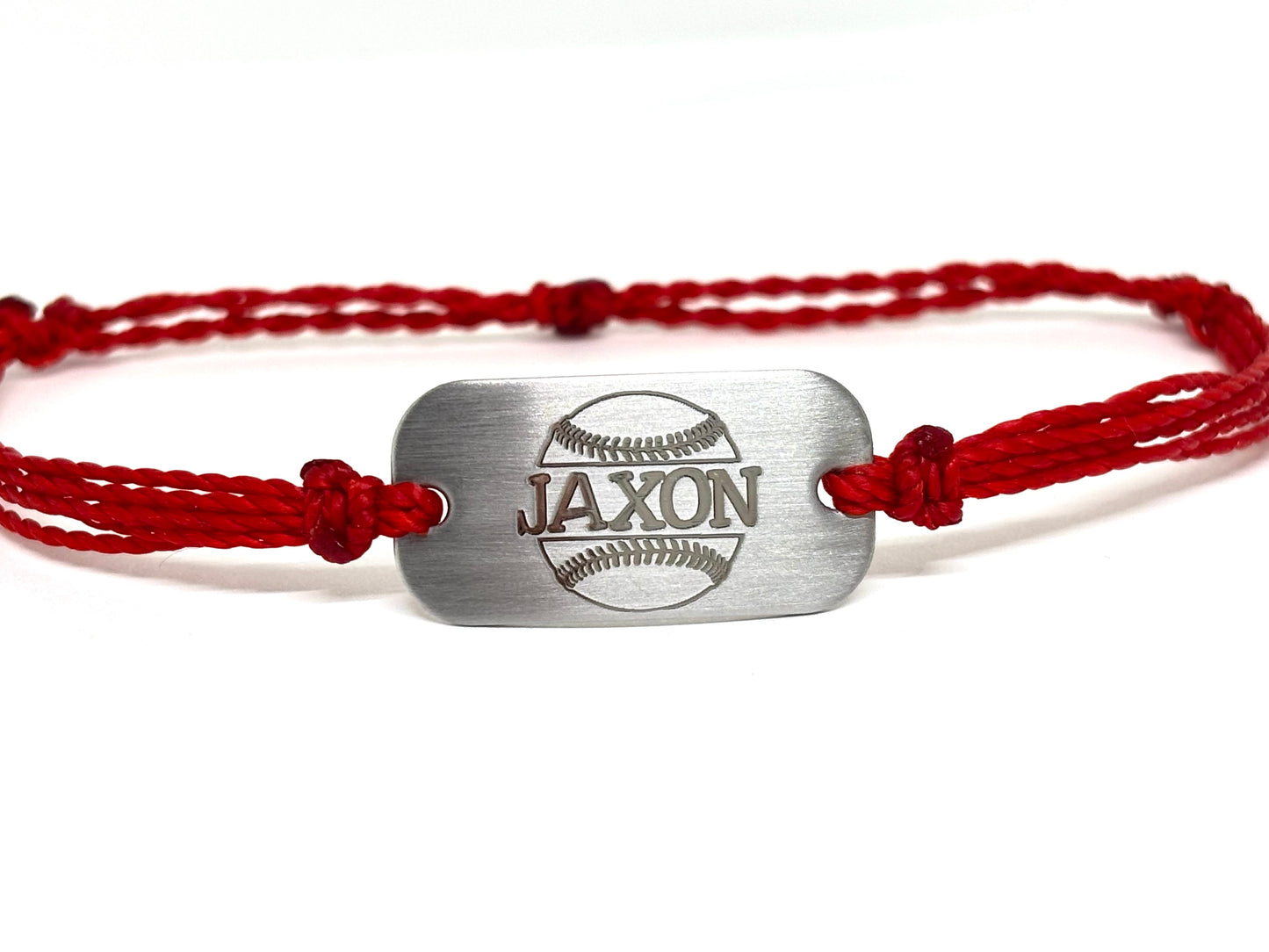 Baseball or softball bracelets, personalized waterproof sports bracelet, team gifts