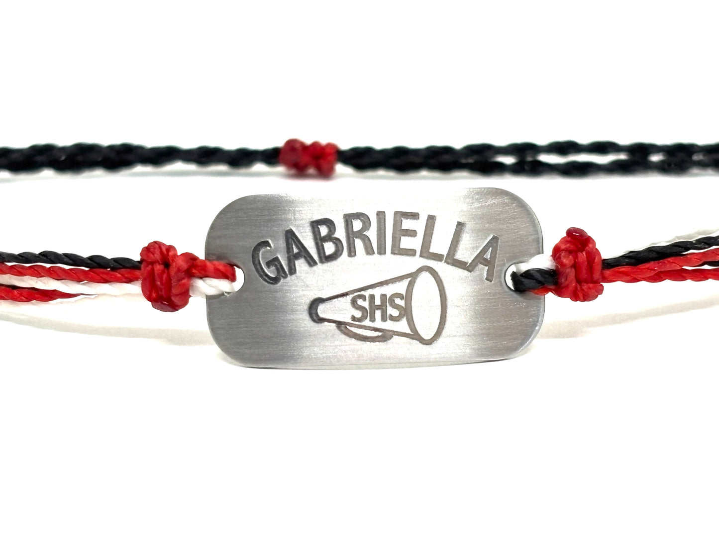 Cheer bracelet, personalized waterproof sports bracelet, team gifts