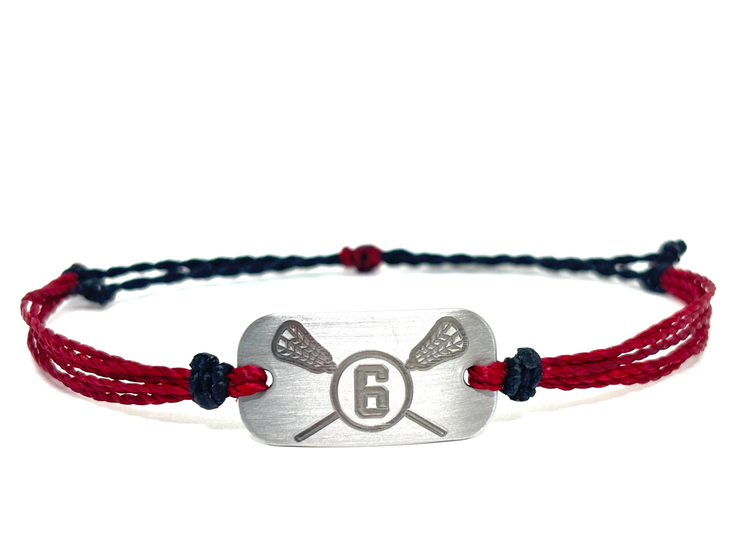 Lacrosse bracelets, personalized waterproof sports bracelet, team gifts