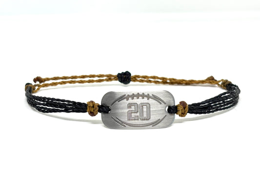 Football bracelet, personalized waterproof sports bracelet, team gifts