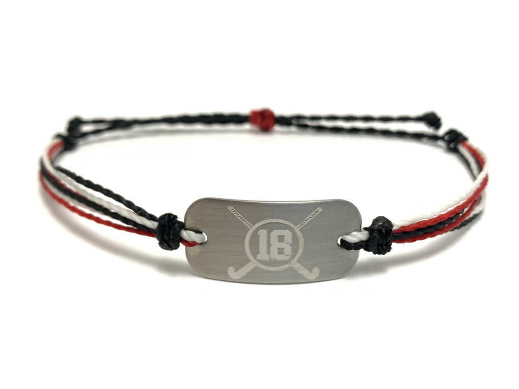 Bulk Hockey Bracelets Personalized for Tournaments