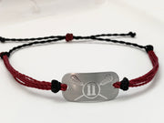 Lacrosse bracelets, personalized waterproof sports bracelet, team gifts - AJ's Custom Jewelry
