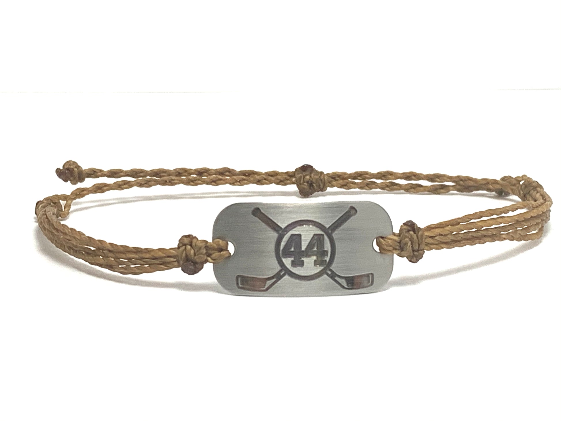 Hockey bracelet, personalized waterproof sports bracelet, team gifts - AJ's Custom Jewelry