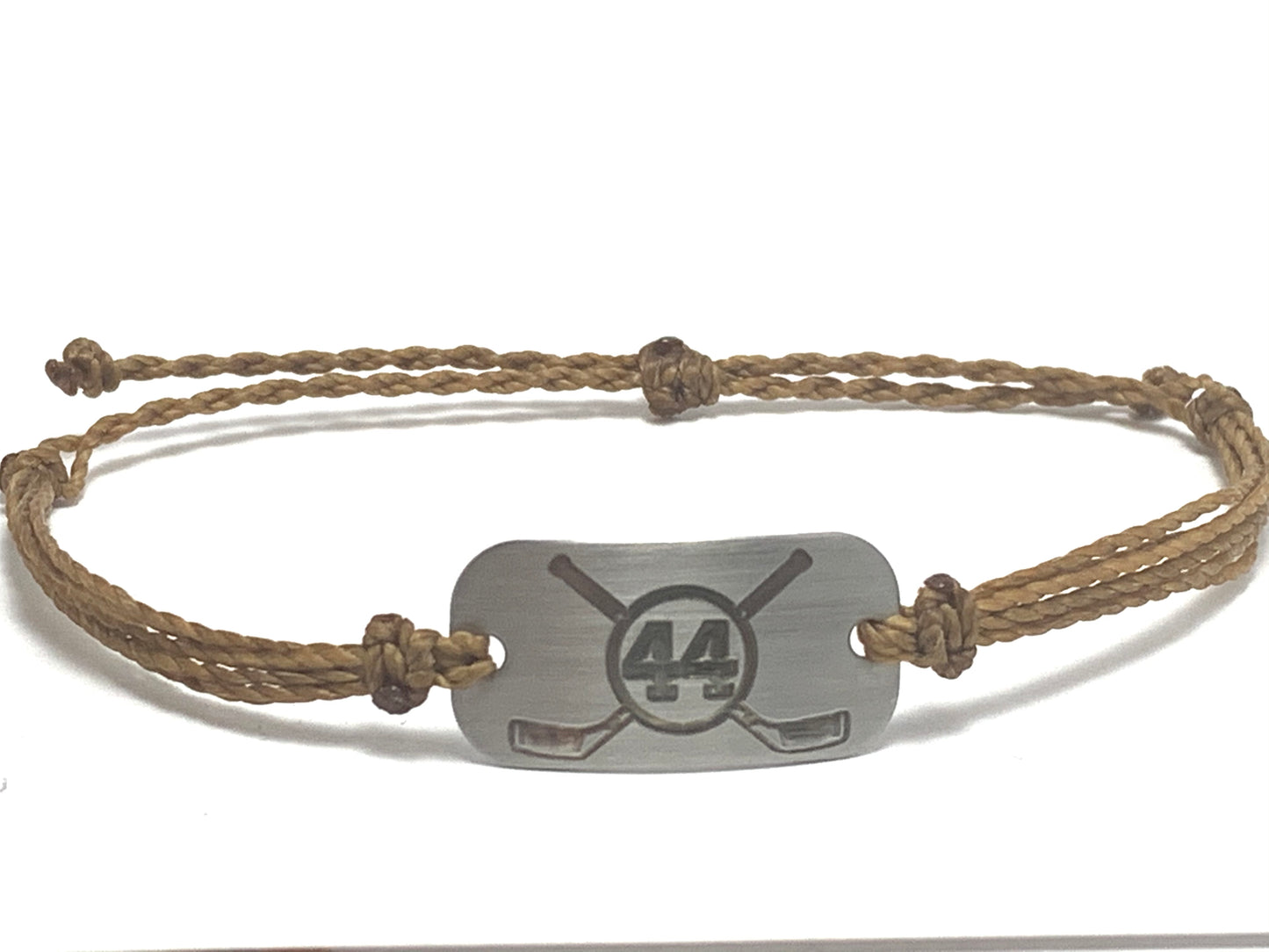 Hockey bracelet, personalized waterproof sports bracelet, team gifts - AJ's Custom Jewelry