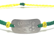 Flame soccer Bracelet - AJ's Custom Jewelry
